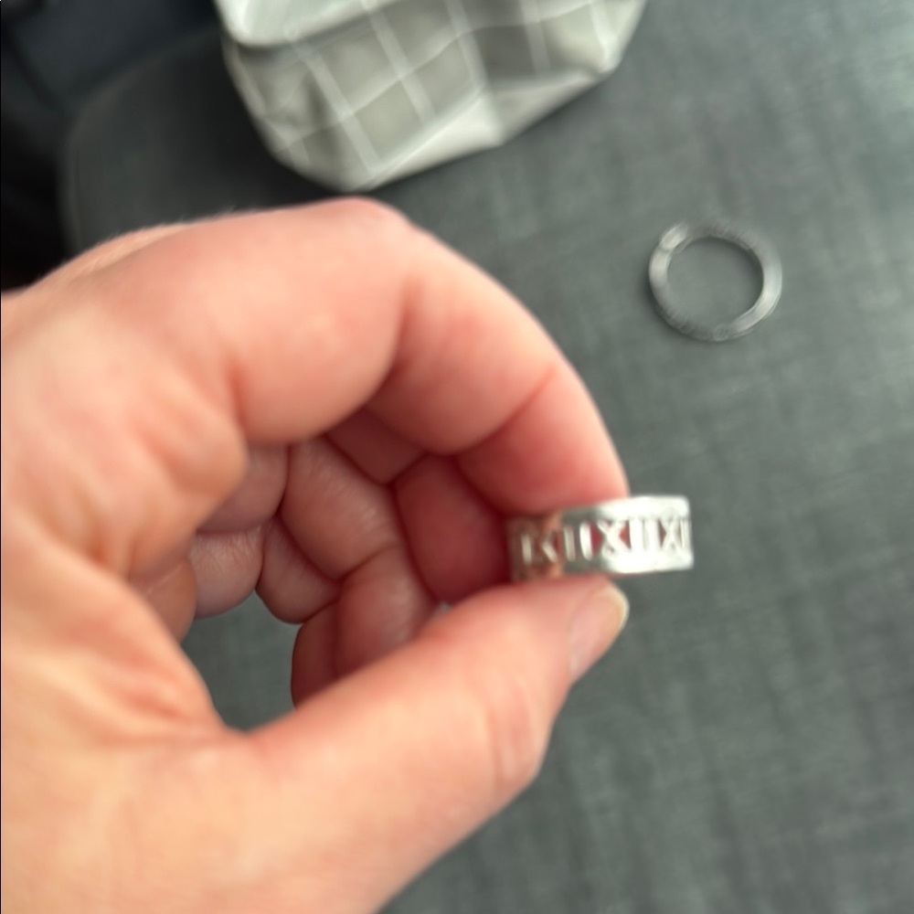 QVC Ring with Roman Numerals